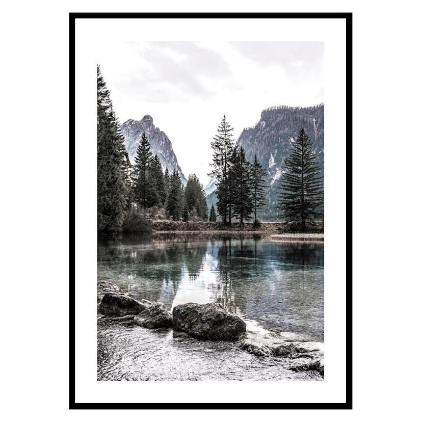 Poster Gallerix View On The Alps