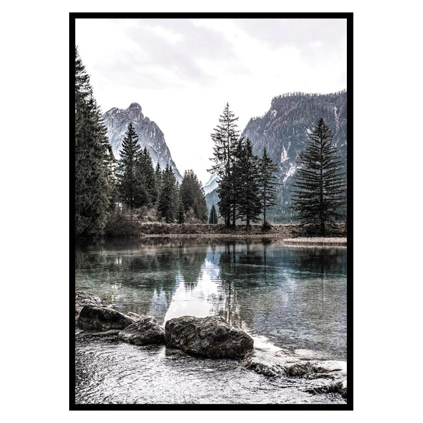 Poster Gallerix View On The Alps