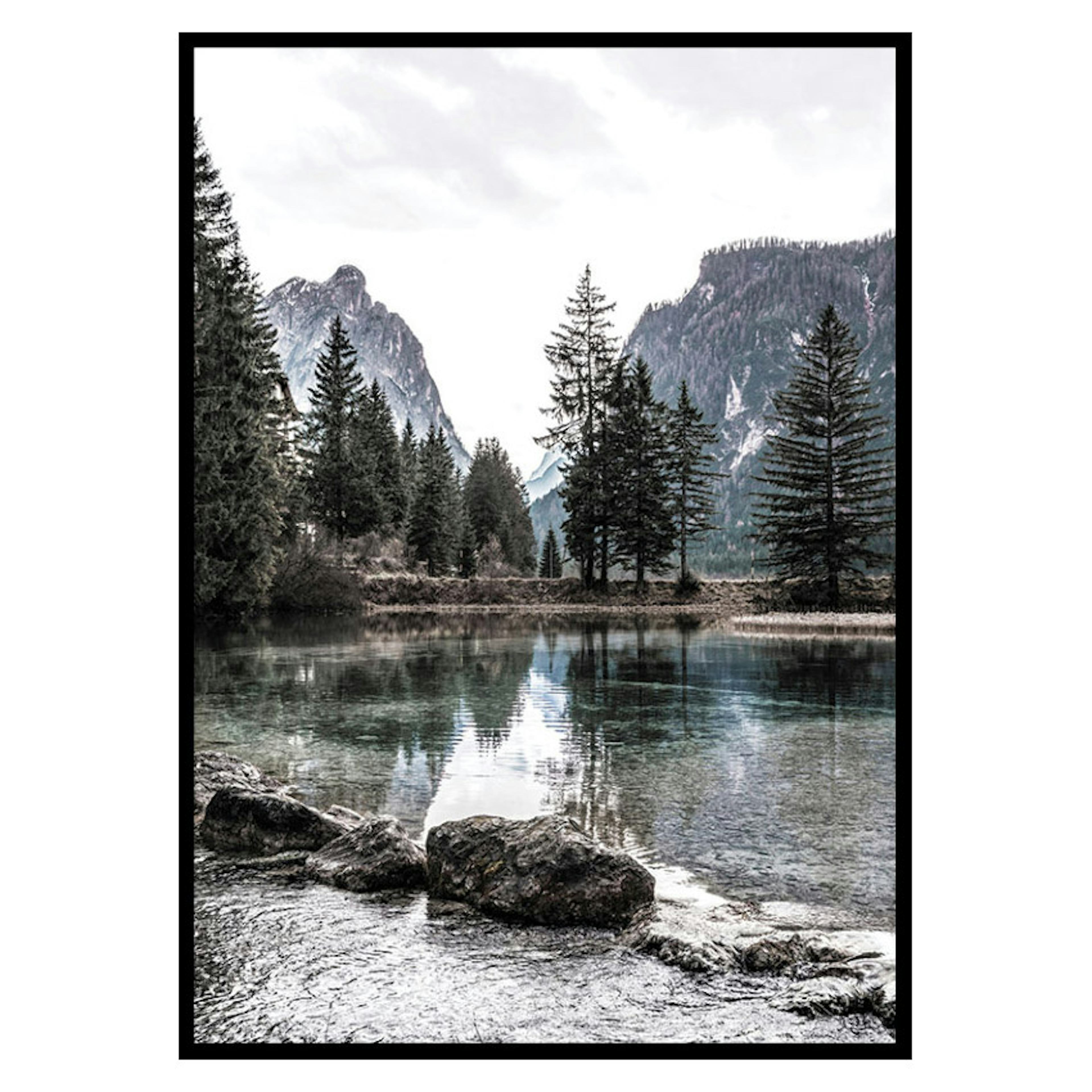 Poster Gallerix View On The Alps