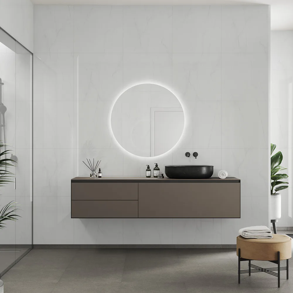 Våtrumsskiva Fibo 3487-LM6060 HG Bright Marble 10x620x3020 mm