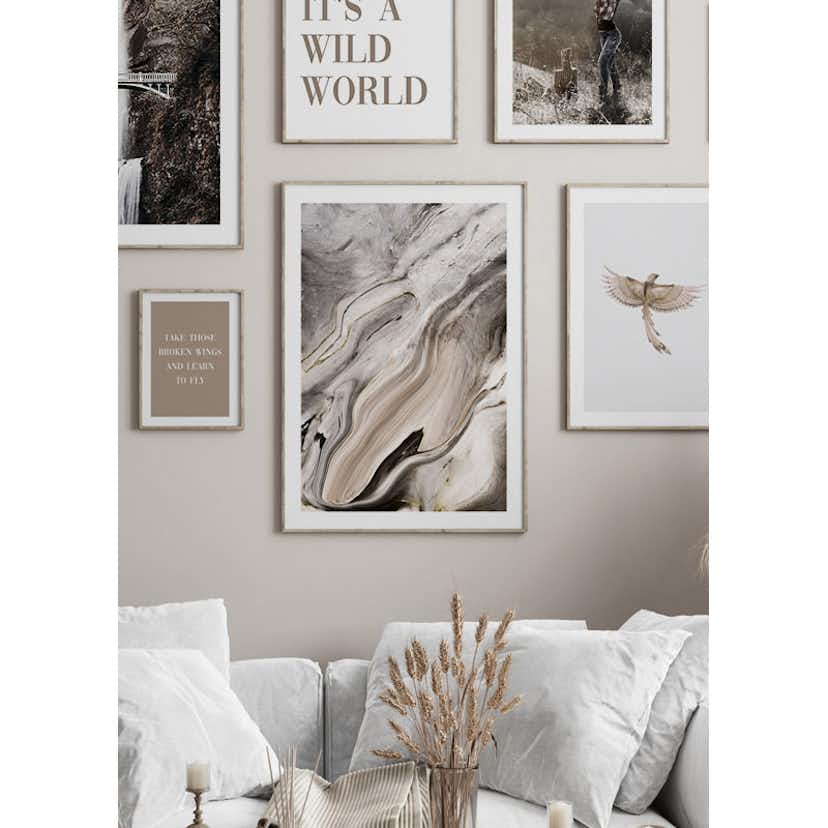 Poster Gallerix Abstract Texture No1