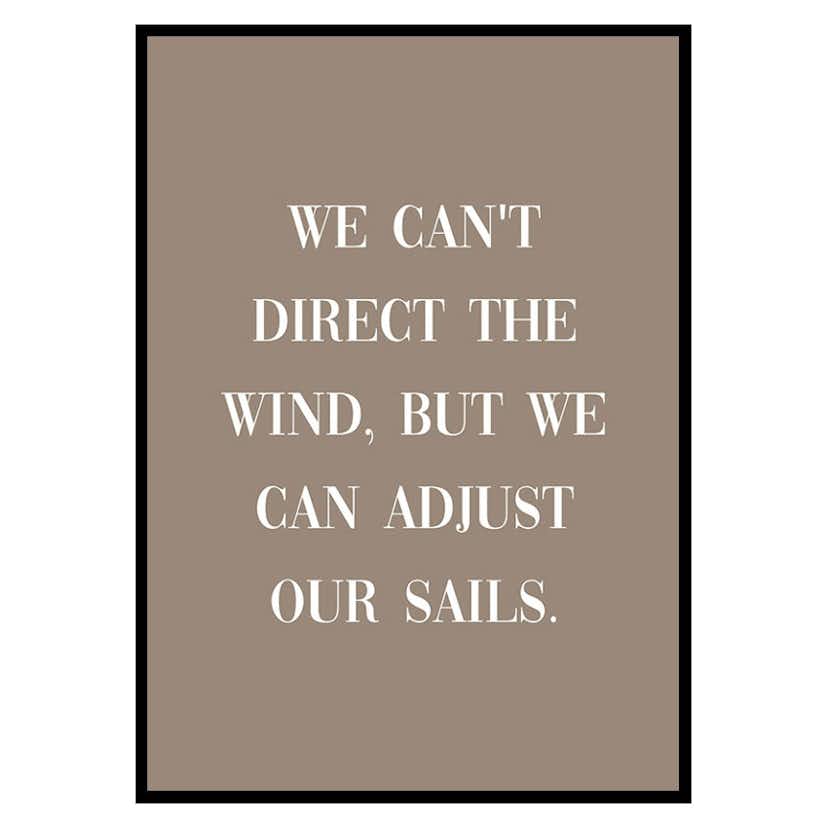 Poster Gallerix Adjust Our Sails