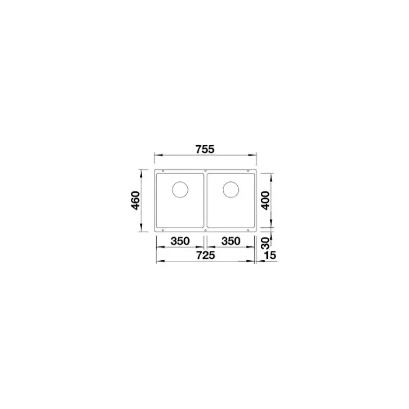 Diskho Blanco Subline 350/350 Silgranit Infino