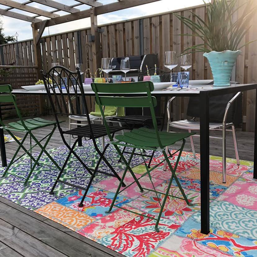 Utomhusmatta Flexigarden Lapptäcke 130x180 cm