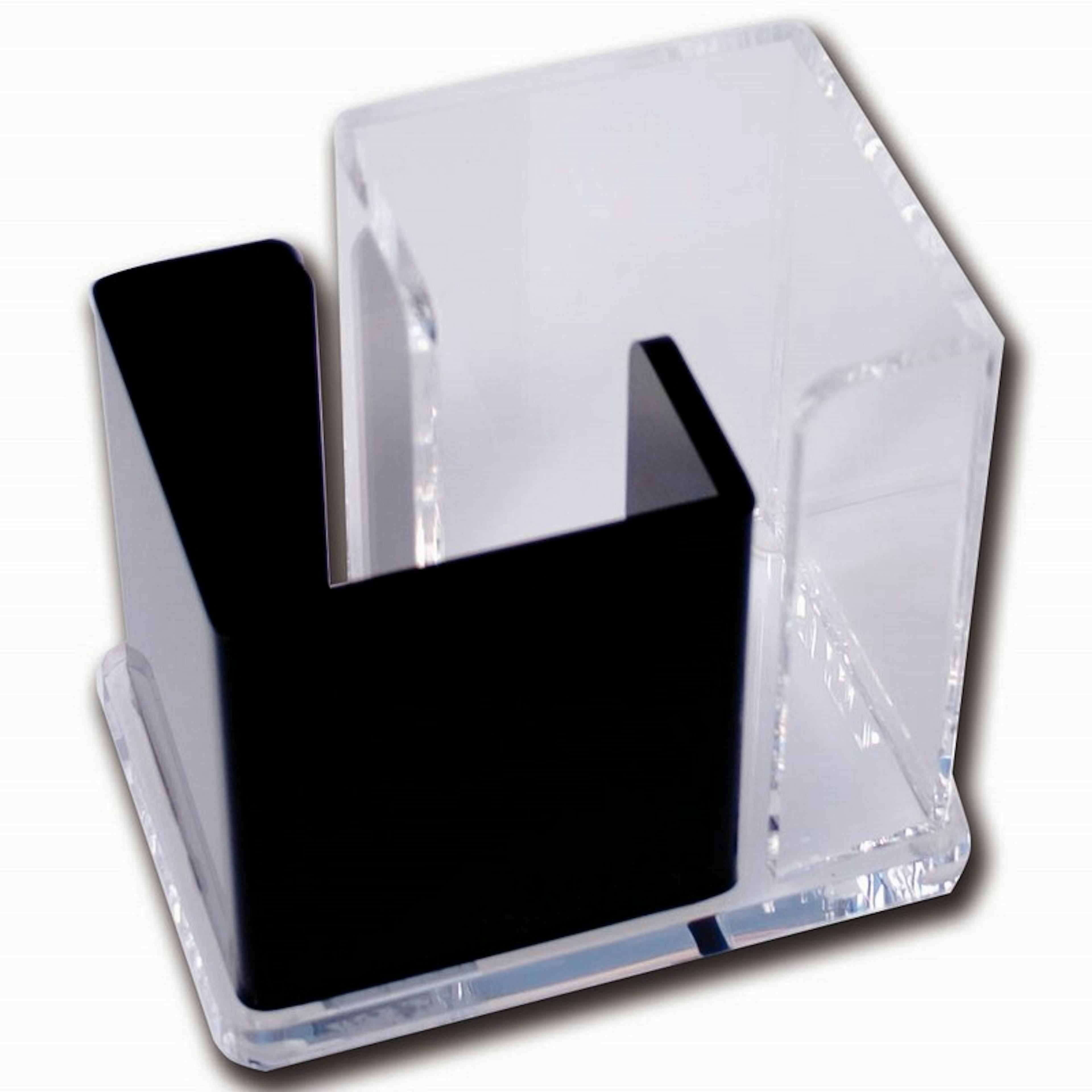 Pennhållare KEBA Dubbel G Svart/Transparent