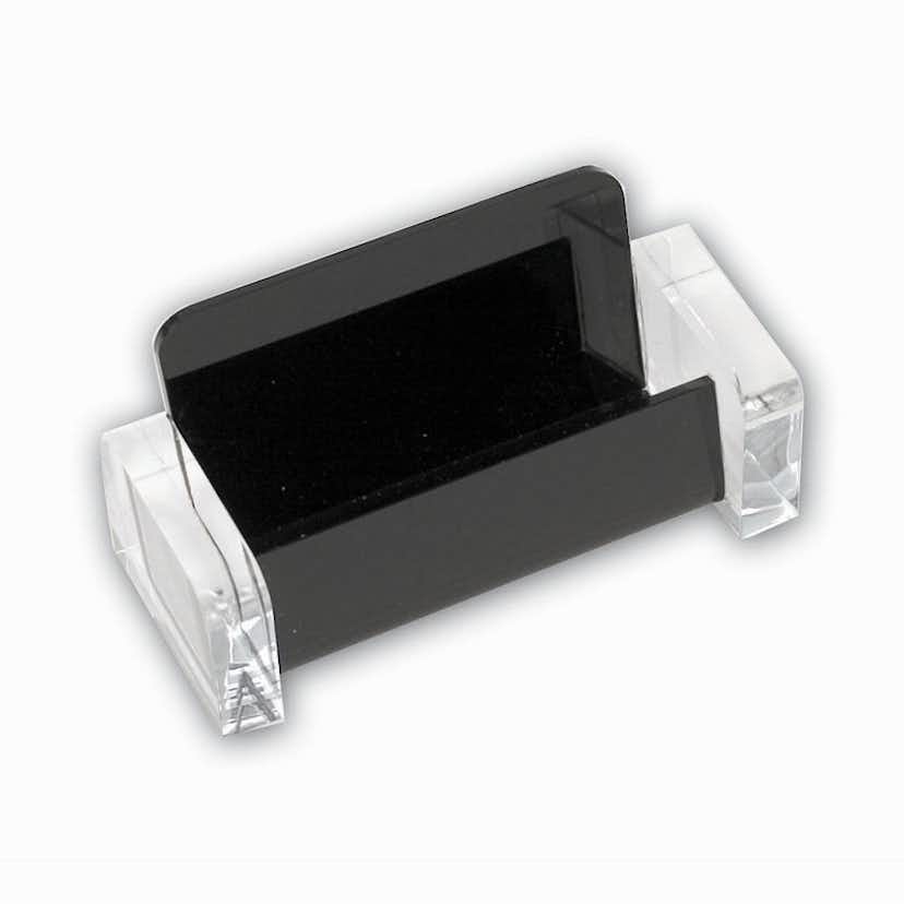 Visitkortsställ KEBA Svart/Transparent