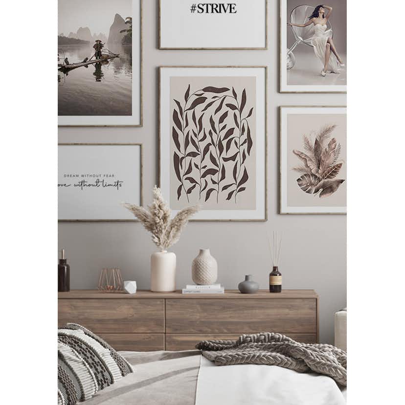 Poster Gallerix Abstract Botanical No1