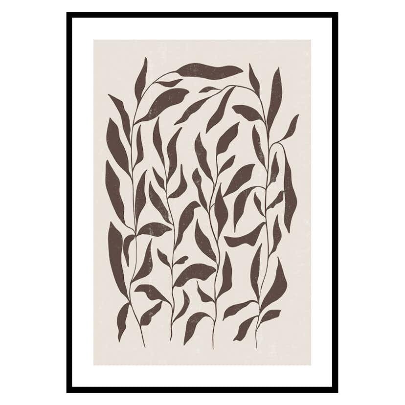 Poster Gallerix Abstract Botanical No1