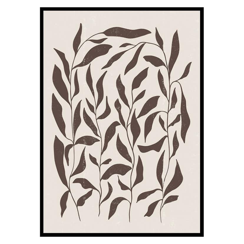 Poster Gallerix Abstract Botanical No1