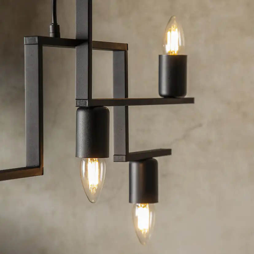 LED-lampa Star Trading Clear E27 C35 470 Lumen