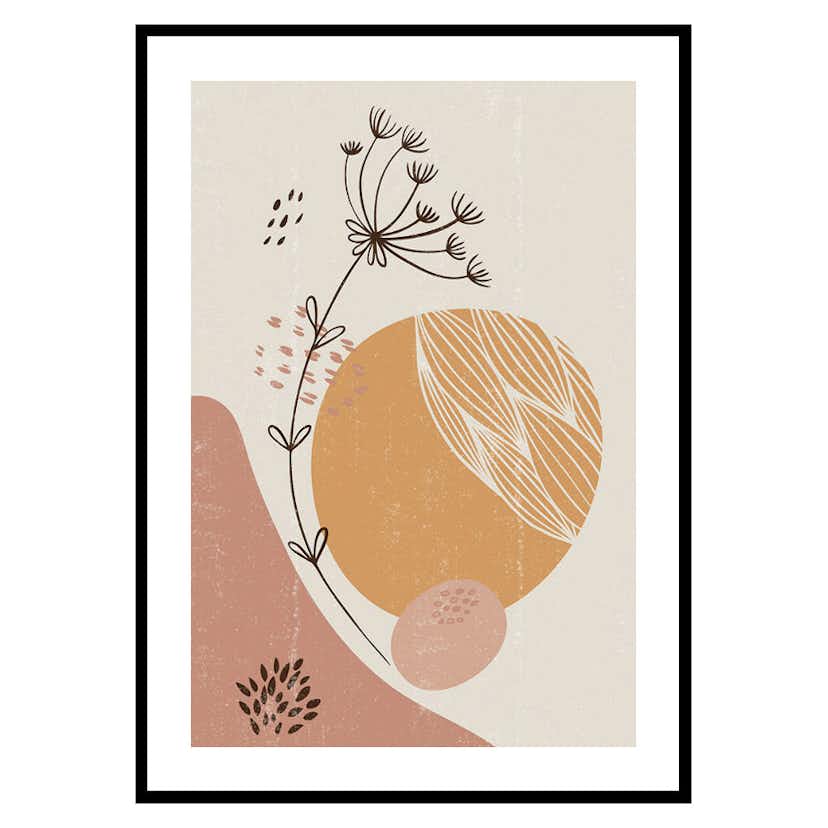 Poster Gallerix Abstract Botanical No2