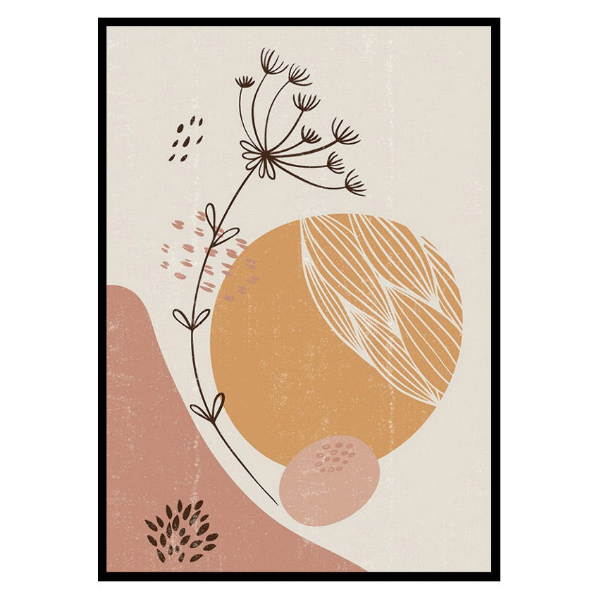 Poster Gallerix Abstract Botanical No2