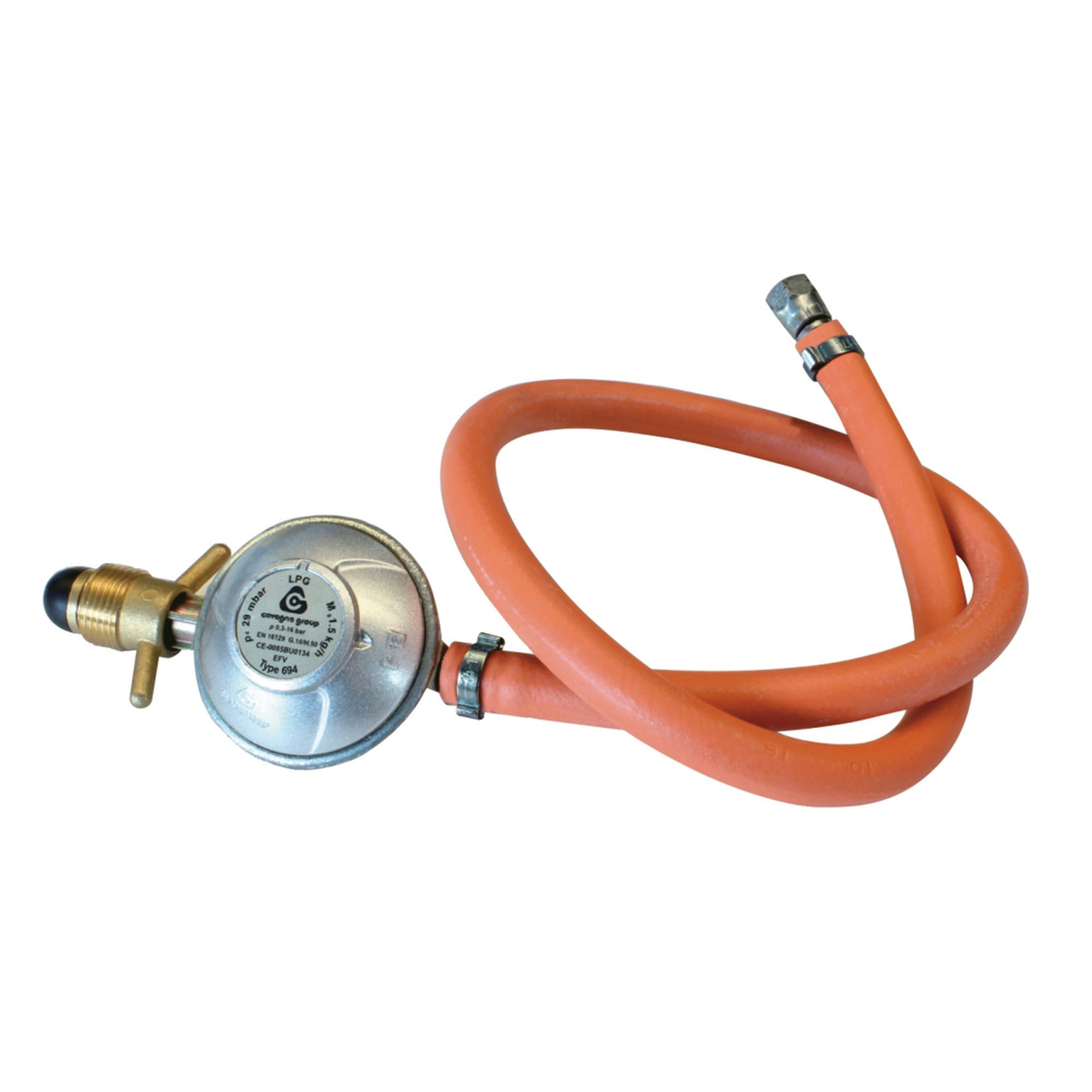 Regulatorset Landmann 29 mBar för Gasolgrill & Terrassvärmare