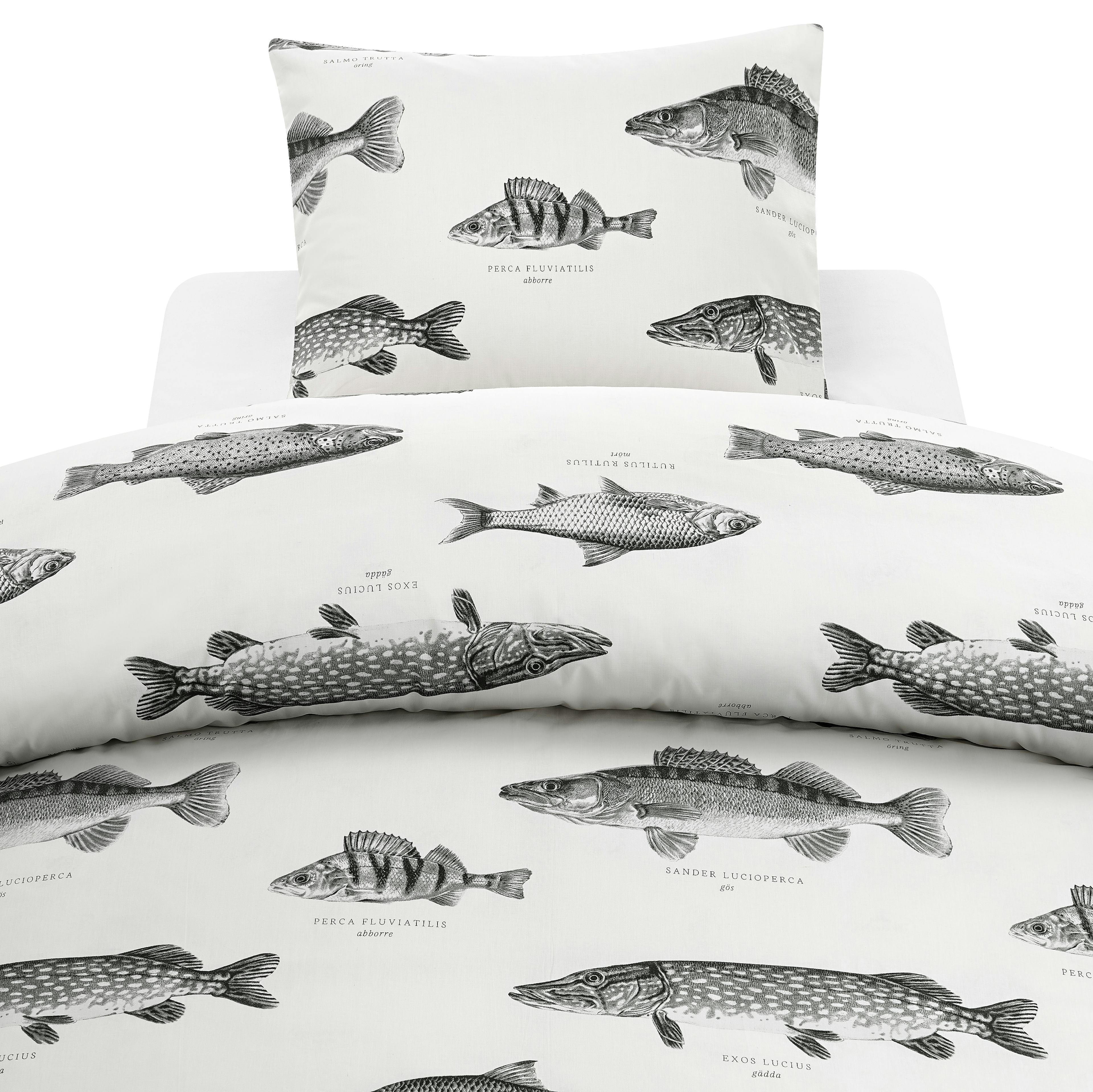 Påslakanset Borganäs of Sweden Fiske Enkelsäng