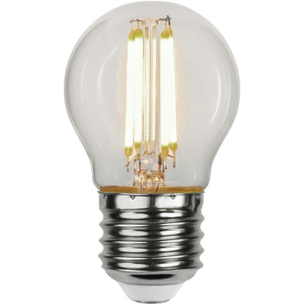 LED-lampa Star Trading E27 G45 Clear 3-step memory