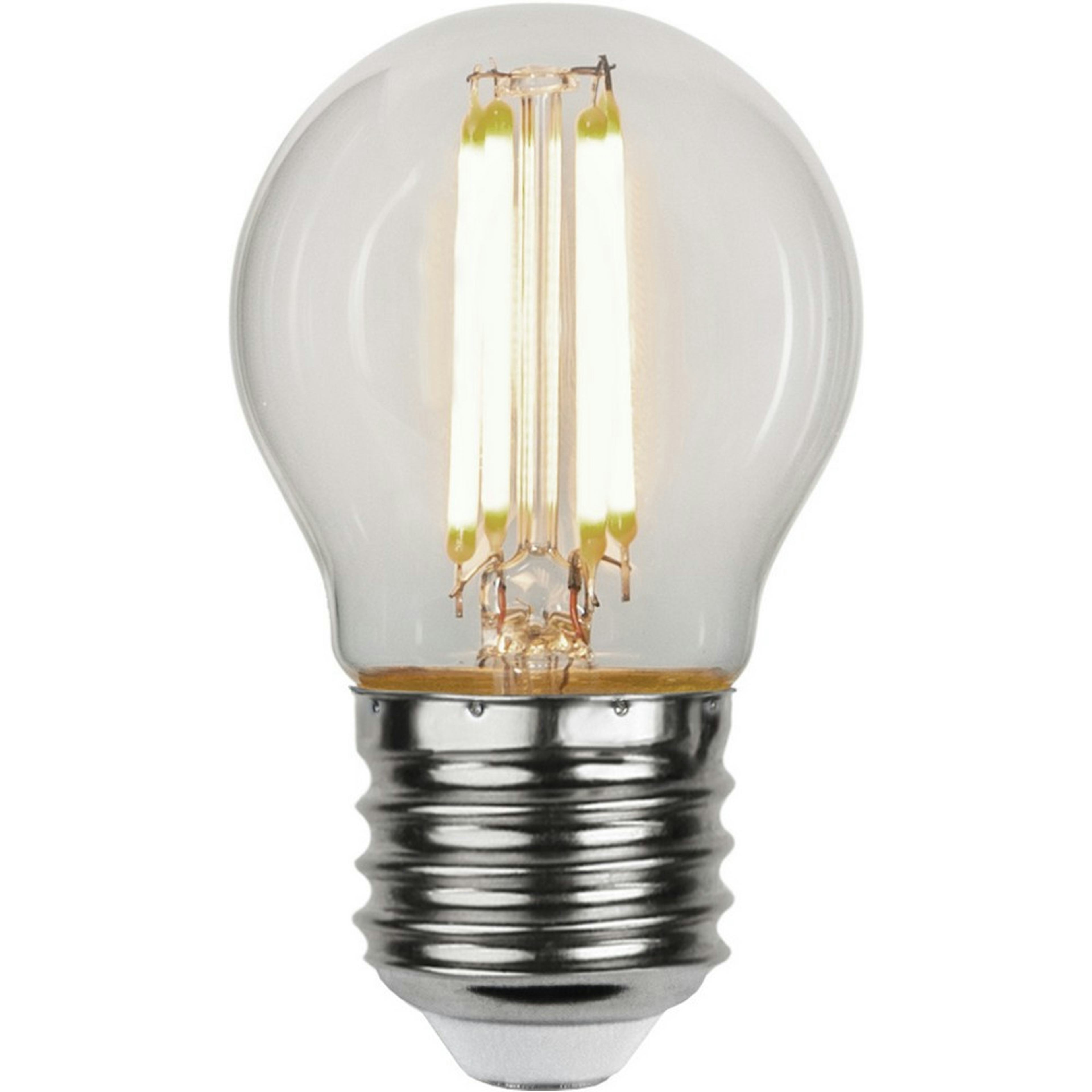 LED-lampa Star Trading E27 G45 Clear 3-step memory