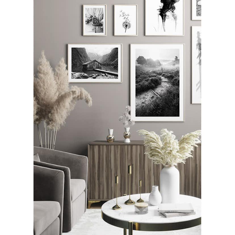 Poster Gallerix Foggy Road