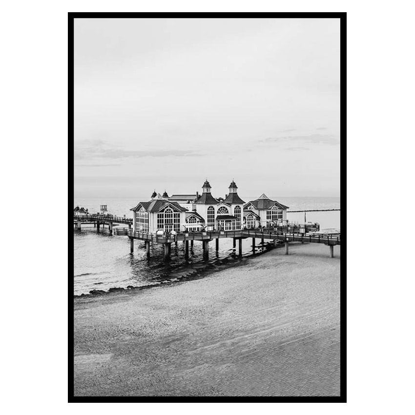 Poster Gallerix Pier At Sunrise