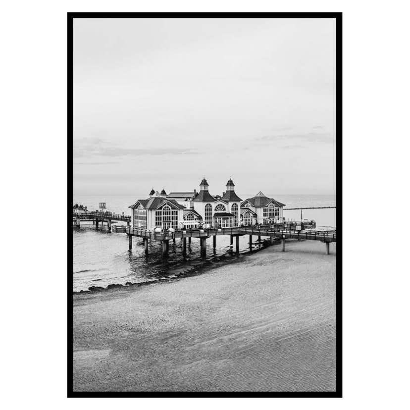 Poster Gallerix Pier At Sunrise