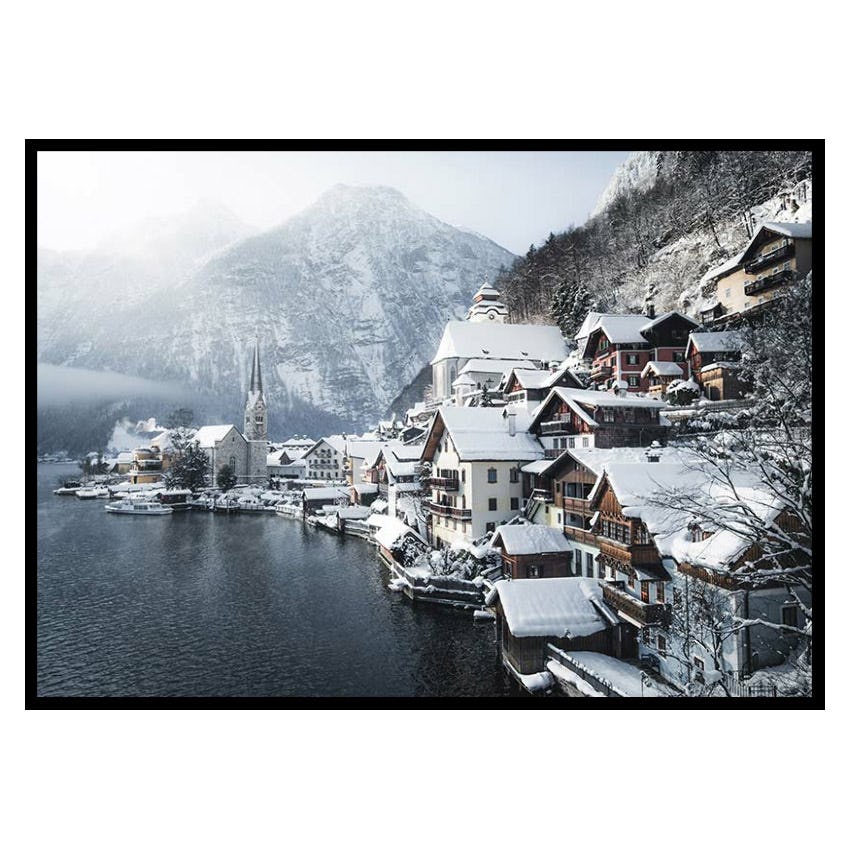 Poster Gallerix Hallstatt In Winter