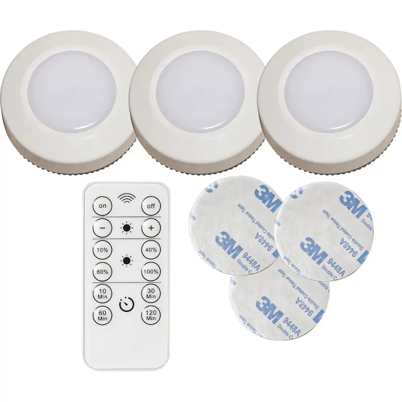 Batteridriven Spotlight Star Trading Functional 3-pack