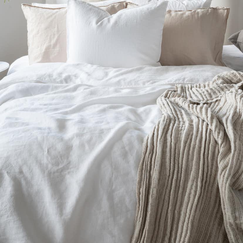 Påslakanset Borganäs of Sweden Linne Dubbelsäng