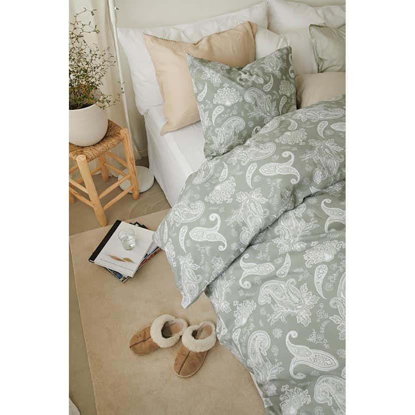 Påslakanset Borganäs of Sweden Tilly Enkelsäng Grön