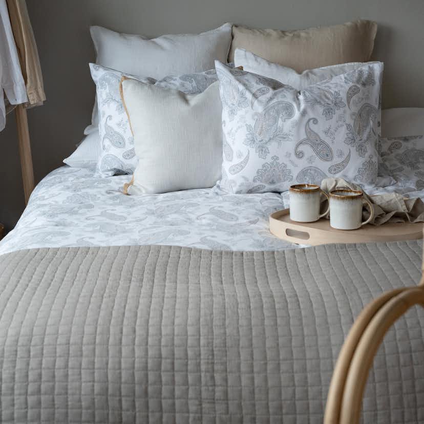 Påslakanset Borganäs of Sweden Tilly Enkelsäng Grå