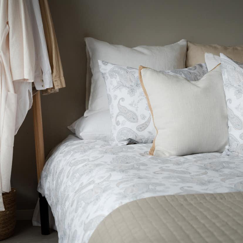 Påslakanset Borganäs of Sweden Tilly Enkelsäng Grå