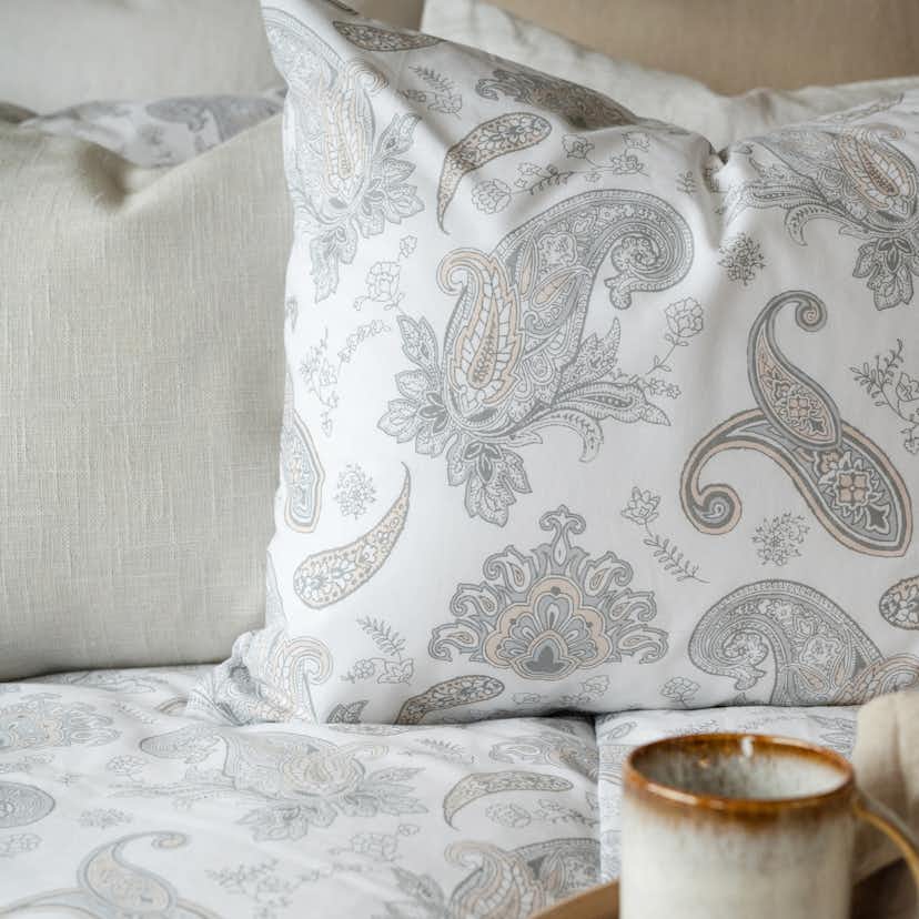 Påslakanset Borganäs of Sweden Tilly Enkelsäng Grå