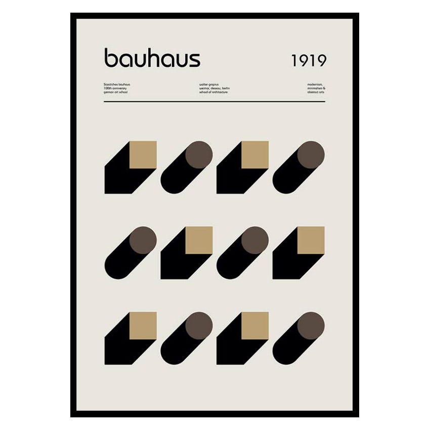 Poster Gallerix Bauhaus No.9