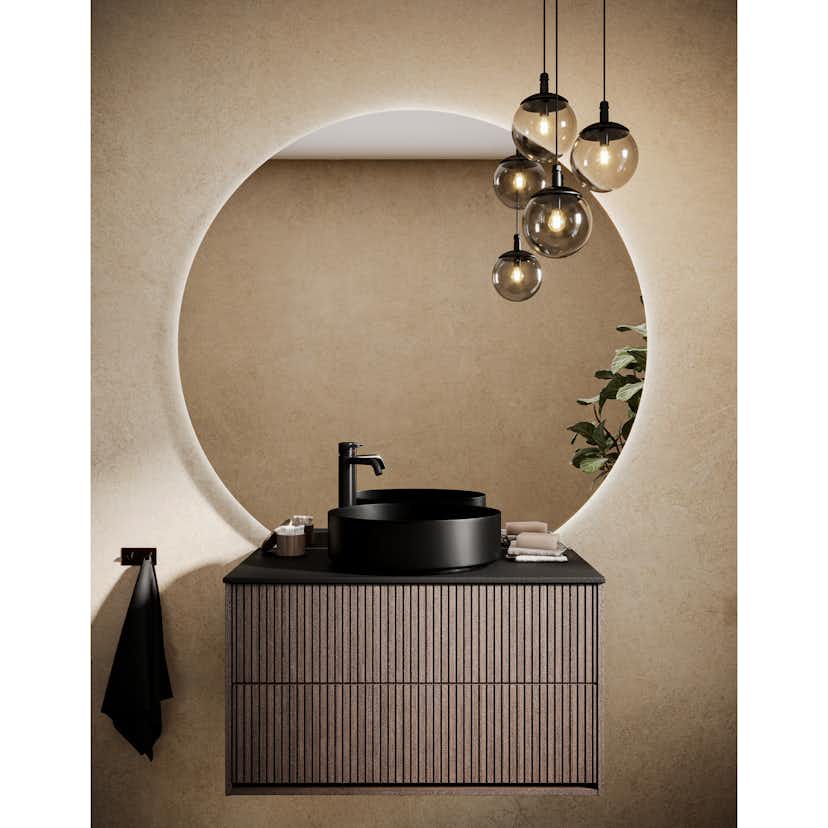 Spegel Svedbergs Valje Rundad med LED Belysning