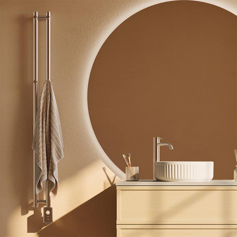 Spegel Svedbergs Valje Rundad med LED Belysning