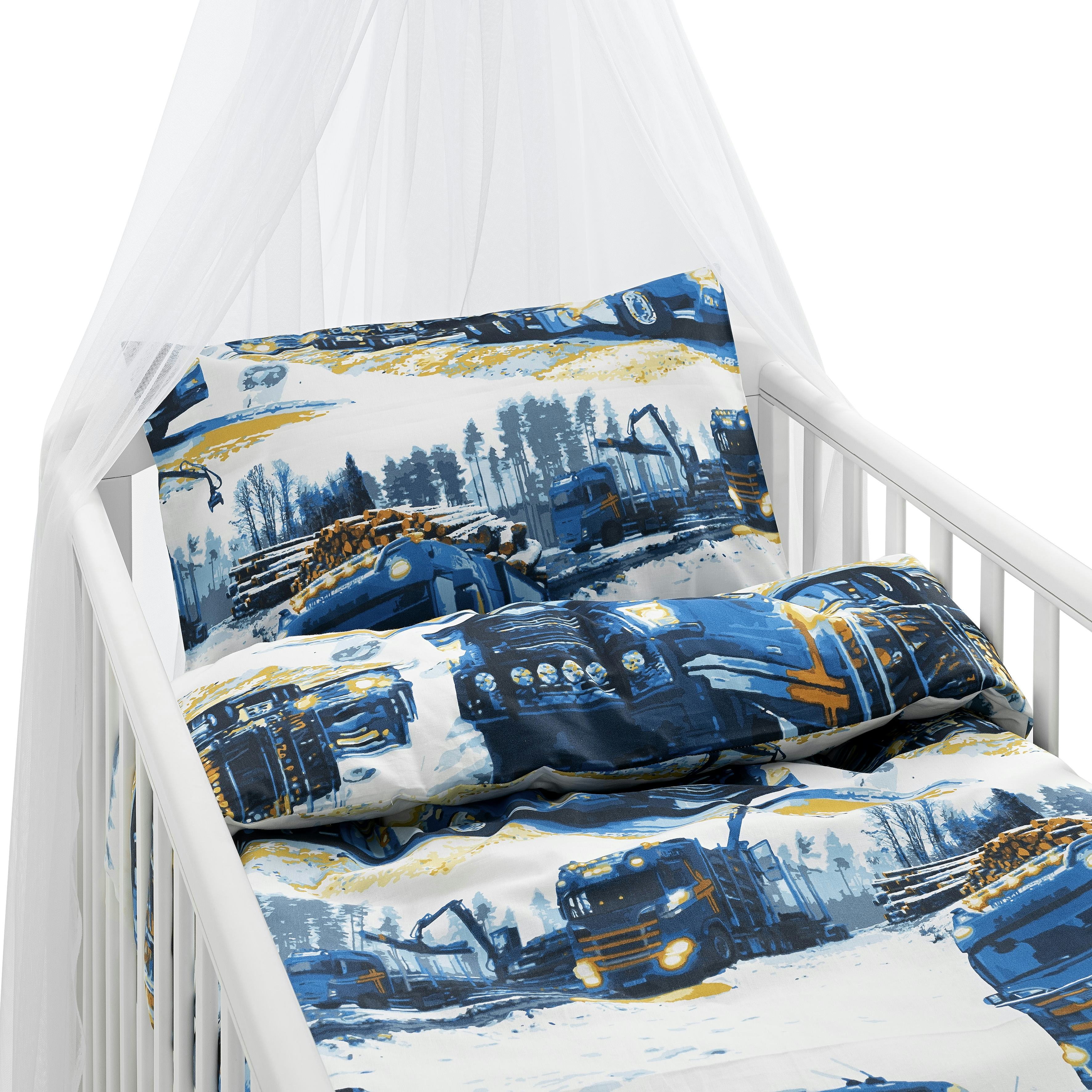 Påslakanset Borganäs of Sweden Lastbilar Spjälsäng