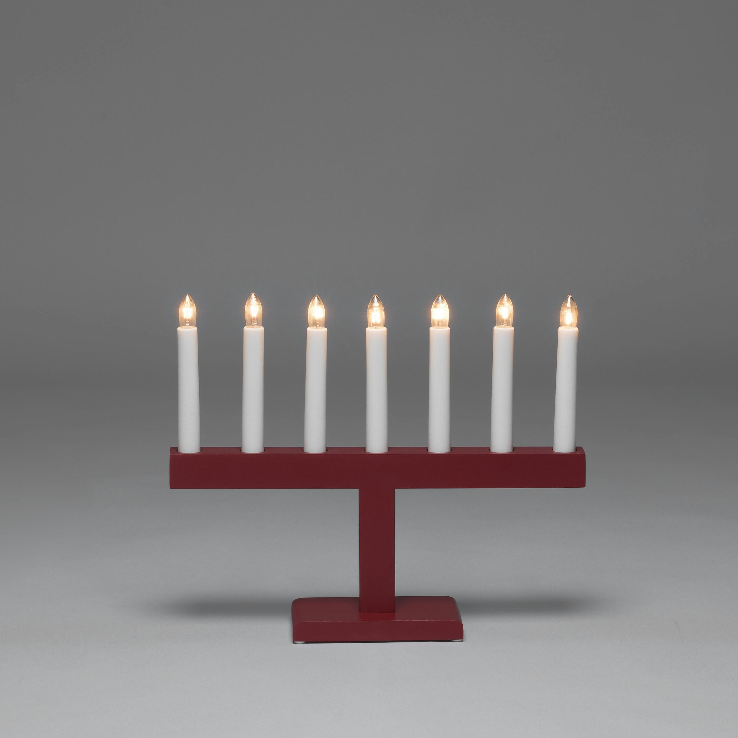 Adventsljusstake Gnosjö Konstsmide 7L Rak