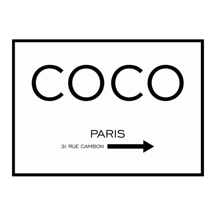 Poster Gallerix Coco Paris