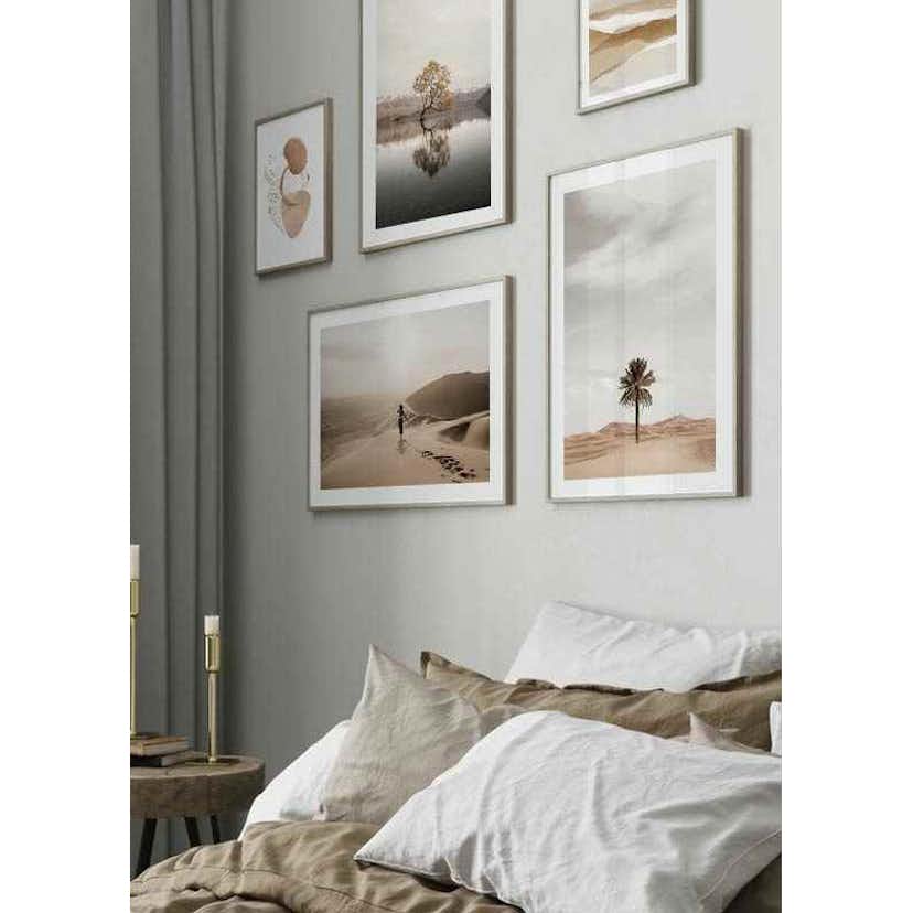 Poster Gallerix Palm Tree In Desert