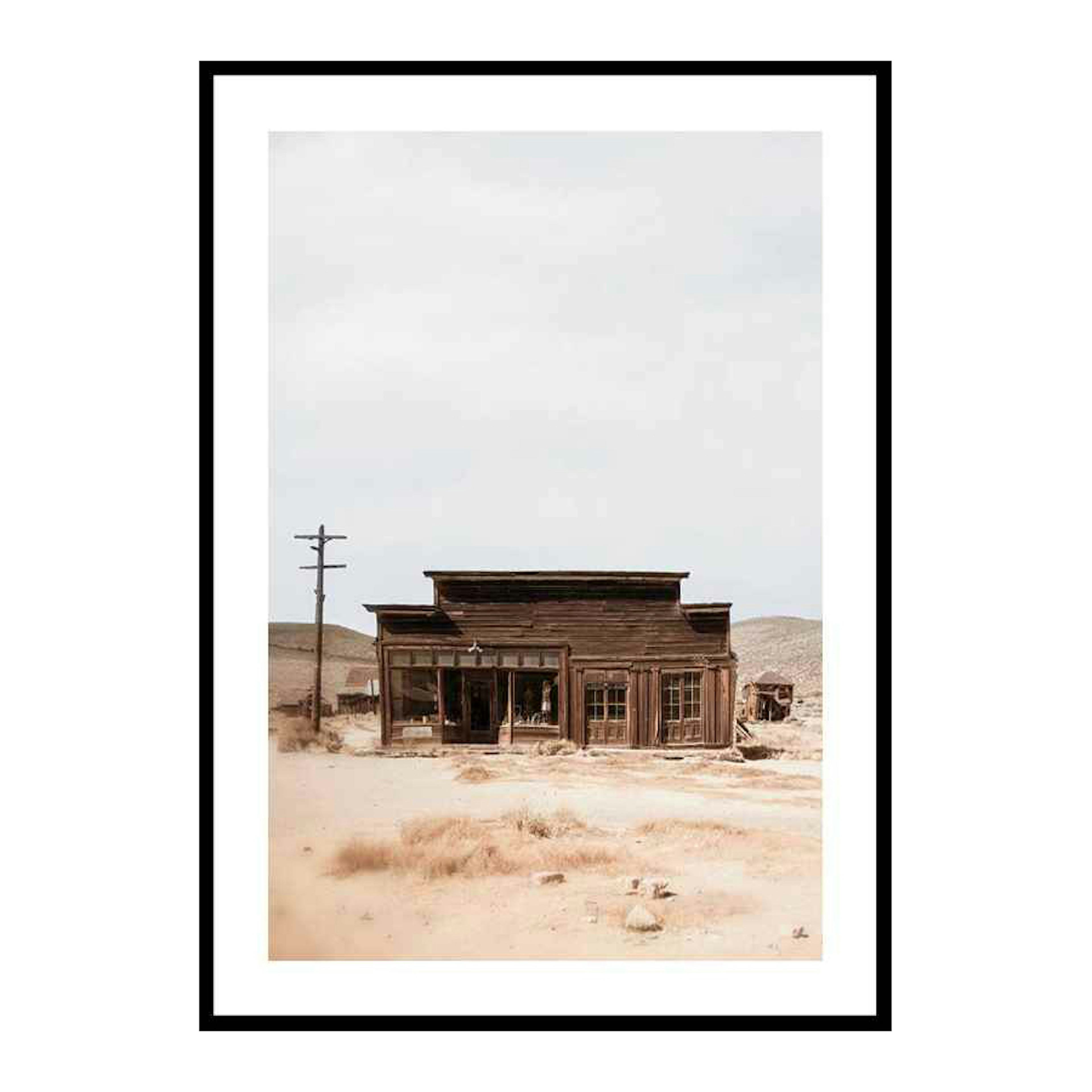 Poster Gallerix Wooden House In Desert