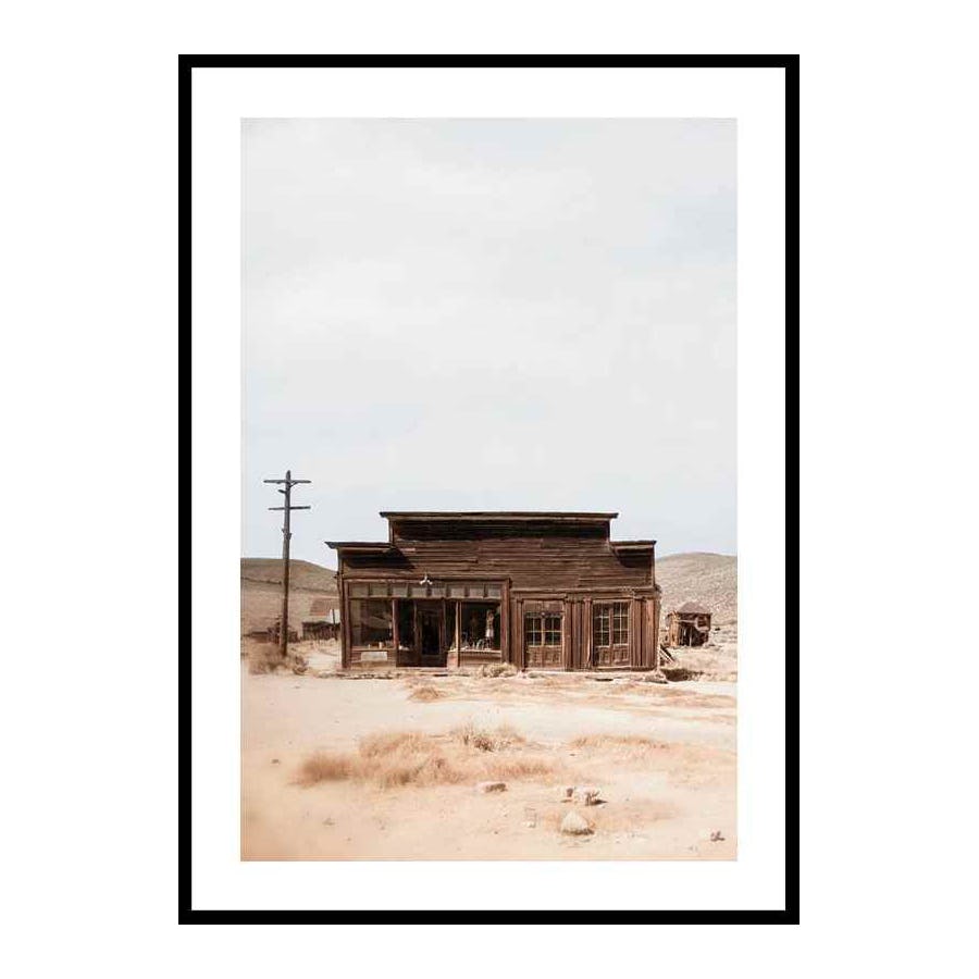 Poster Gallerix Wooden House In Desert