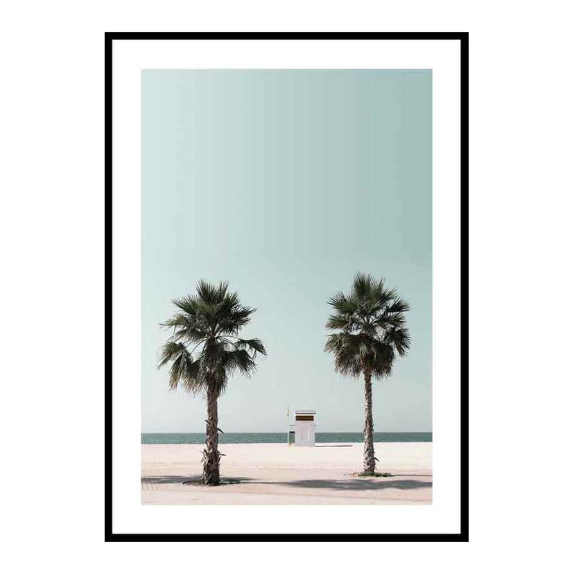 Poster Gallerix Lifeguard Hut At Beach