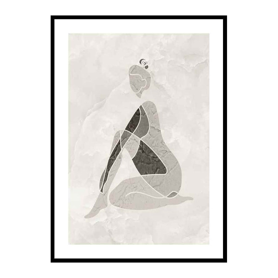 Poster Gallerix Marble Figure No1