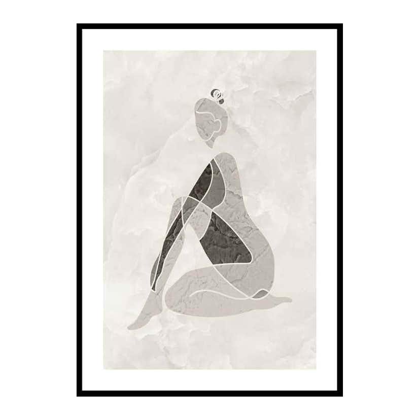 Poster Gallerix Marble Figure No1