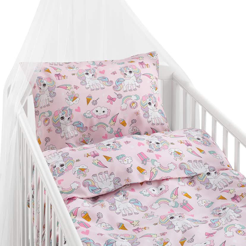 Påslakanset Borganäs of Sweden Enhörning Spjälsäng