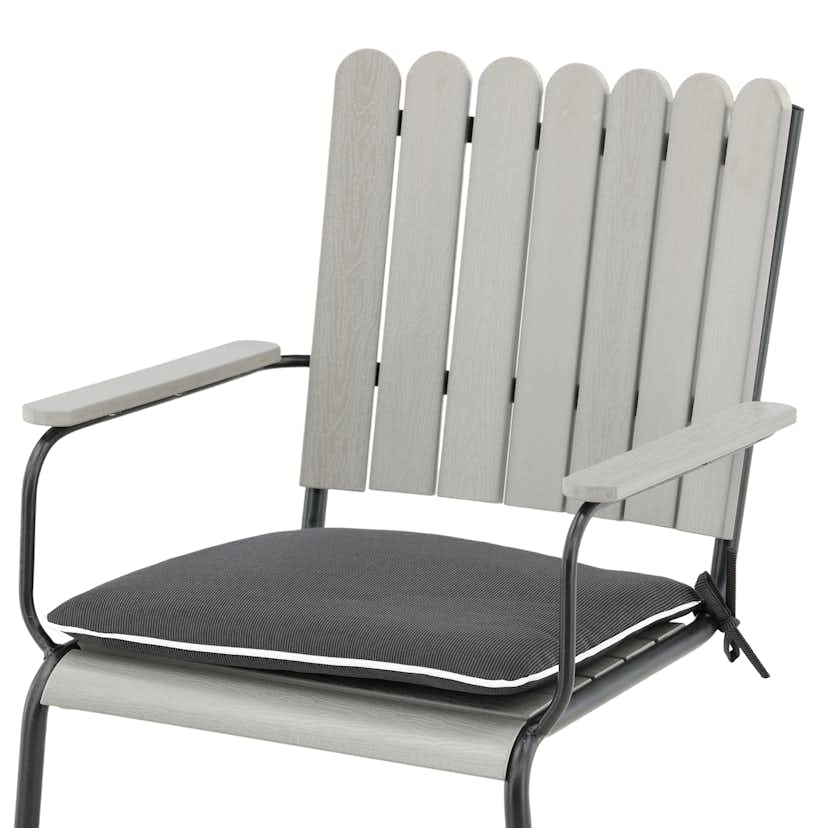 Sittdyna Venture Home Holmsund för Utemöbler, Grå Polyeter Sittkudde