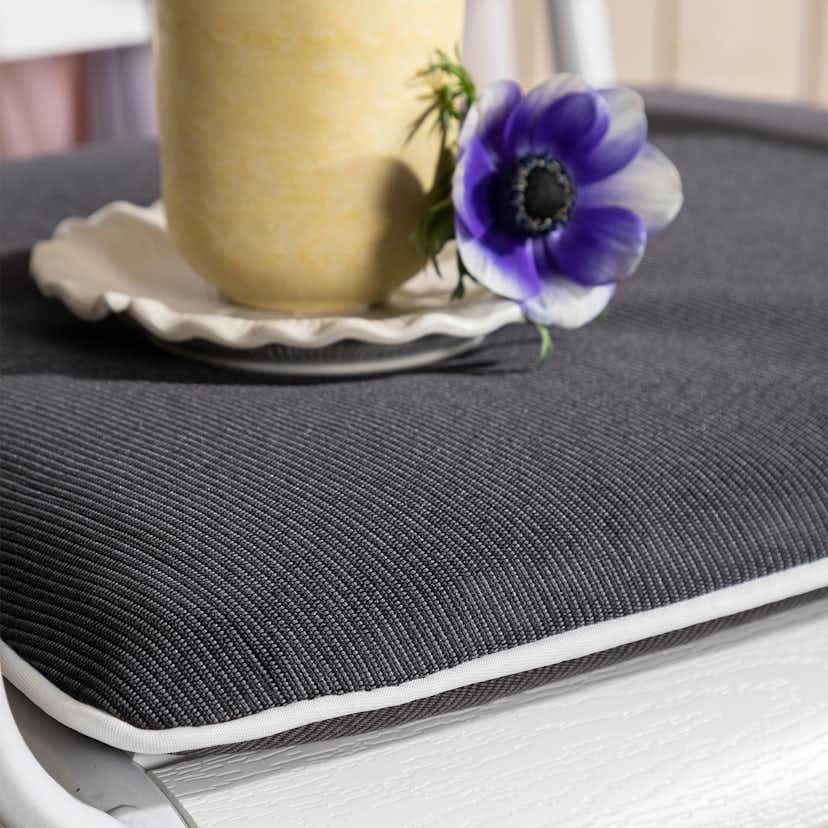 Sittdyna Venture Home Holmsund för Utemöbler, Grå Polyeter Sittkudde