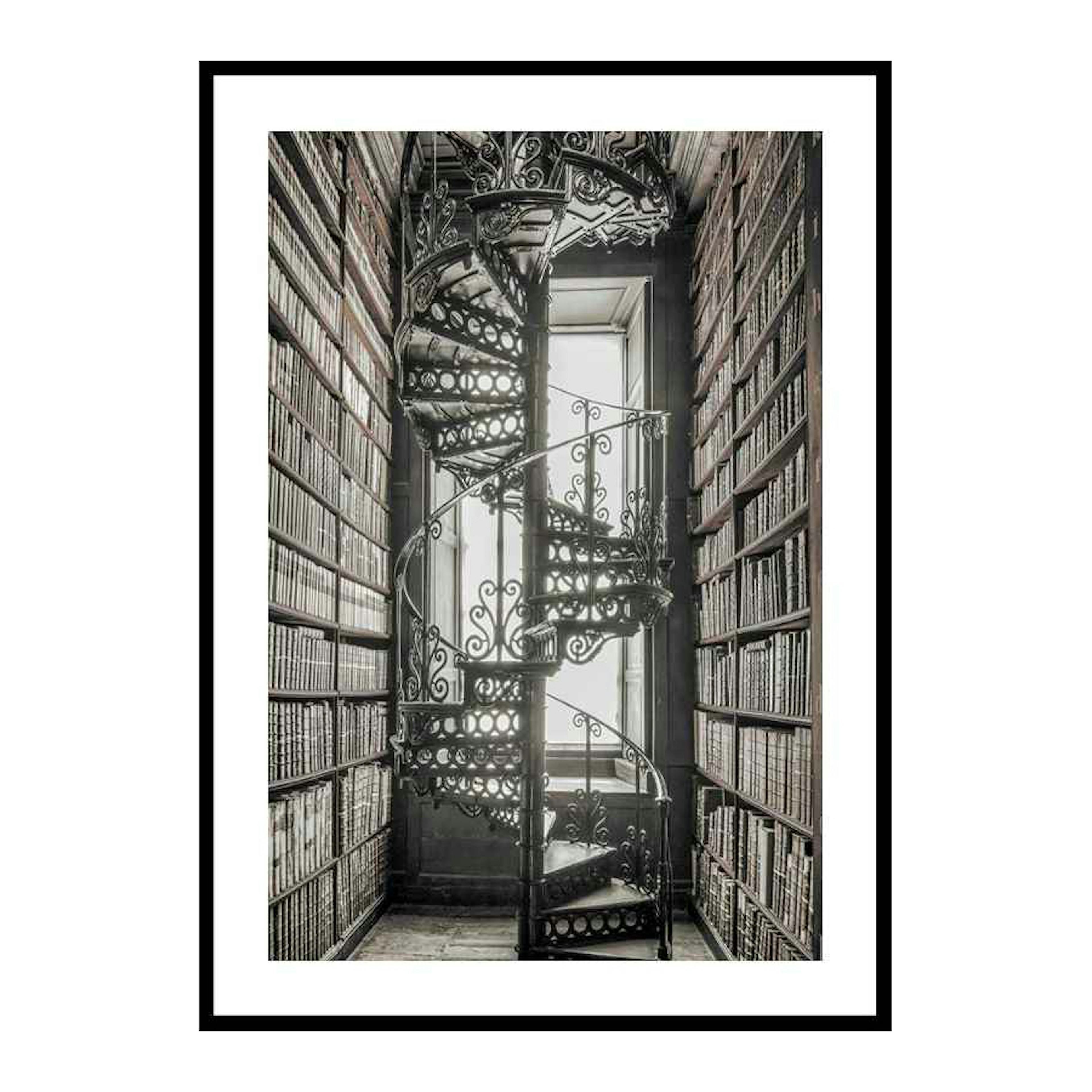 Poster Gallerix Books And Staircase