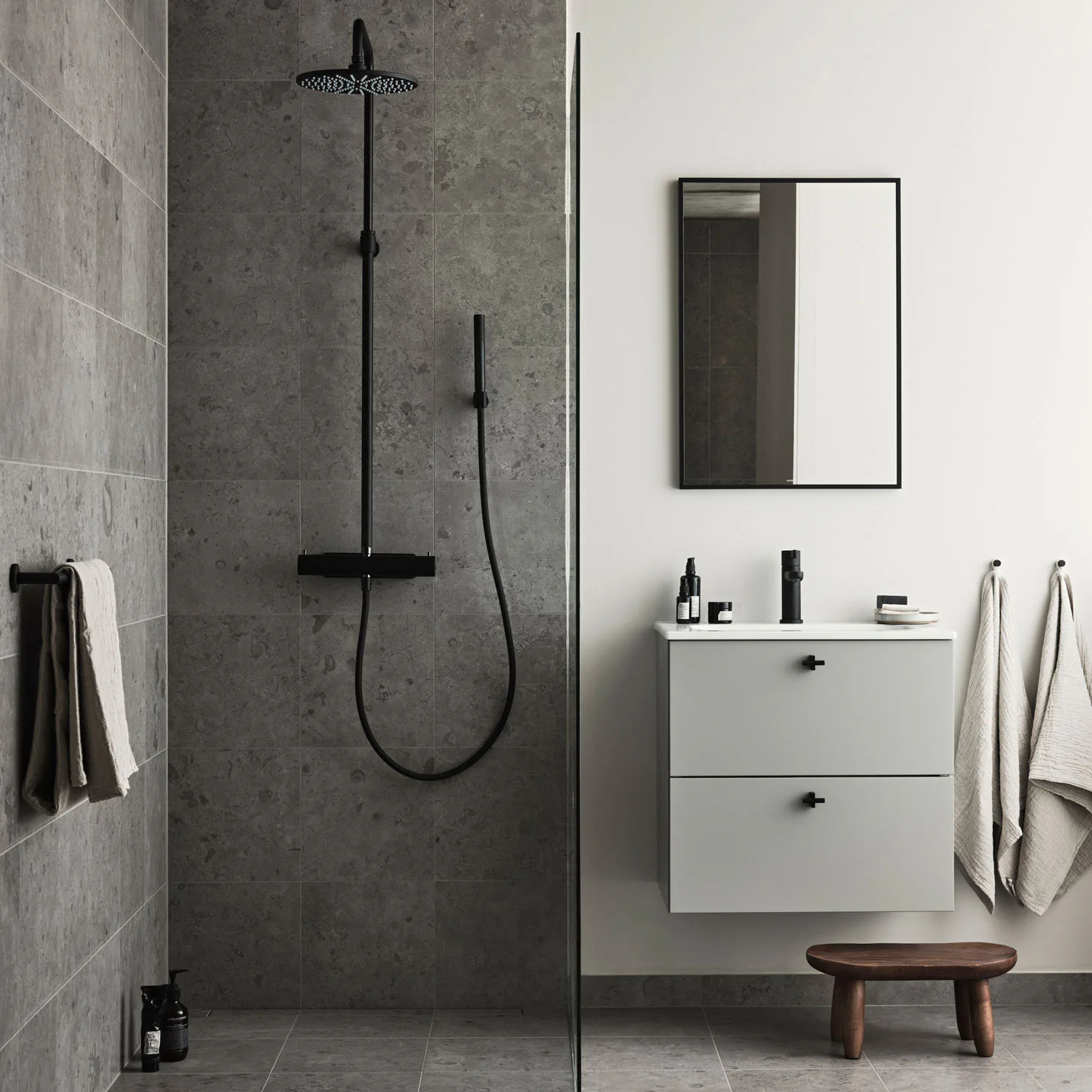 Klinker Bricmate J0505 Norrvange Grey 5x5 cm