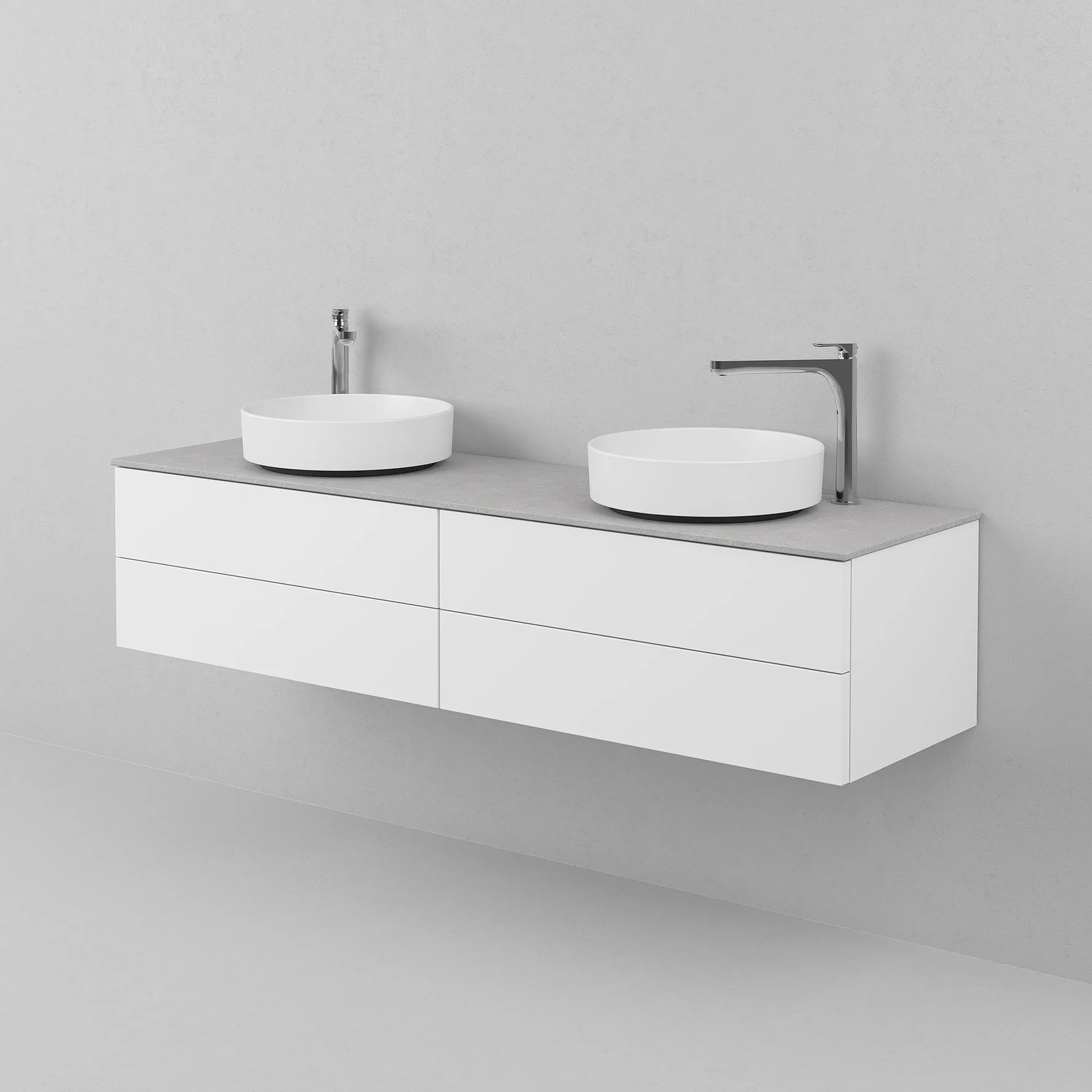 Tvättställsskåp INR Air Solid 1600 Dubbel