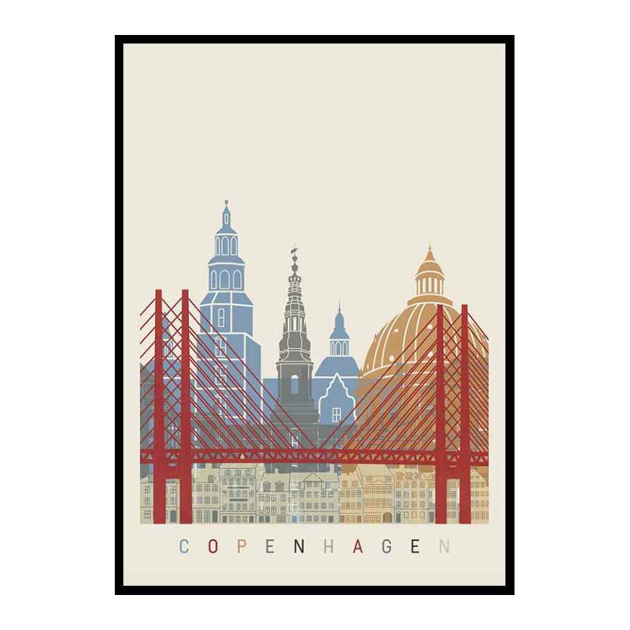 Poster Gallerix Copenhagen Landmarks