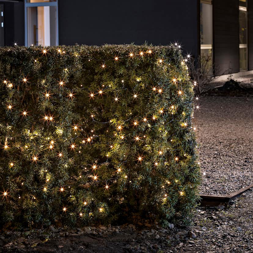 Ljusslinga Gnosjö Konstsmide Amber LED Svart kabel